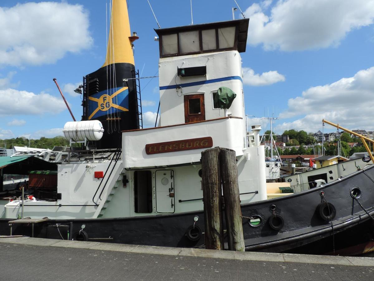 Kapitainskoje Direkt Am Hafen Flensburgs Apartment ภายนอก รูปภาพ